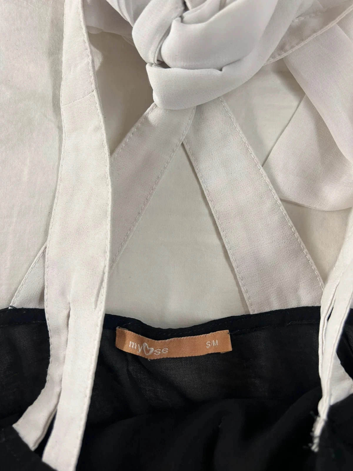White and black top size M My Ose – photo 7